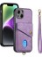 IPhone 14 Için Kılıf Premium Deri Ayrılabilir Kordon Manyetik Kapatma (Yurt Dışından) 1