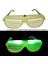 LED Işıklı Panjur Gözlük Makaron Sarı Renk 1 Adet Hawai Retro Hallow 1