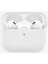 AirPods Pro (2. nesil) Kılıf Silicone Fit (Silikon) White + Strap (Askı İpi) Gray - ACS05811 7