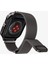 Apple Watch 45mm (Seri 9/8/7) Kılıf & Kordon Kayış Metal Fit Pro Graphite - ACS04585 7