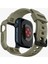 Apple Watch 45mm (Seri 9/8/7) Kılıf & Kordon Kayış Rugged Armor Pro Vintage Khaki - ACS05914 5