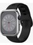 Apple Watch 45mm (Seri 9/8/7) Kılıf Thin Fit Graphite - ACS04178 4