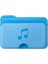 Caseology iPhone için MagSafe özellikli 3 Kartlı Manyetik Cüzdan Folder Pop Sky Blue Music - AFA07498 8