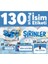Okul Etiketi Kalem Defter Etiketi Şirinler Özel Isim Yazılabilen Etiket - 130 Adet 1
