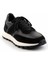 Siyah Siyah Nubuk Hakiki Deri Erkek Sneaker E01401061101 3