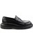 Siyah Antik Hakiki Deri Erkek Loafer Ayakkabı E01401092041 2
