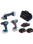 Professionel Gsr 185-LI + Gdx 180-LI + Gws 180-LI (2x 4.0 Ah, Gal 18V-40) + Raf Toolbag In Carton - 0615990N3P 1