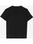 Bisiklet Yaka Düz Siyah T-Shirt F4WL-TST0758 2