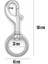 Tutucu Karabina Bolt Snap Swivel-Eye 28 mm M 2