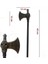 Küçük Boy Halloween Figürlü Cadılar Bayramı Baltası Altın Renk 43 cm 1