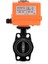 Ø63 24V DC Elektrik Aktüatörlü U-Pvc Kelebek Vana Asit Için 1