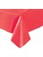 Plastik Parti Masa Örtüsü Kırmızı Renk 274 cm 1
