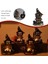 1 Adet LED Işıklı Plastik Perili Korku Evi Halloween Dekoru Eskitme Altın Renk 10X7 cm 1