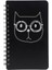 Kedi Tasarımlı Ahşap Kapaklı Defter- Kediseverler Için Özel Defter 1
