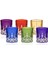 Cristalline 200 ml 6 Parça 6 Renk Cam Viski Bardağı 9-01010021 1