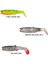 Buster Shad 8cm Silikon Yem (25 Adet) Yellow Red-Standart 5