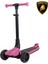 Lisanslı L3 Kolay Katlanabilir Işıklı Orta Gövde ve Işıklı Tekerlekli Çocuk Scooter Pembe 1