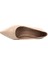 (Pine Cone) Kadın Stiletto Ayakkabı Rugan Bej 5