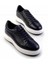 Lacivert Floter Deri Erkek Sneaker E01310117640 1