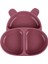 Silikon Beslenme Seti Huppo, Hamham, Bibsy Velvet Purple -Bordo 2