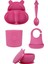 Beslenme Seti Huppo, Hamham, Bubu, Kitten, Bibsy Bubblegum Pink -Pembe 1