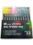 12 Renk Çift Taraflı Fırça ve Iğne Uçlu Dual Tip Brush Grip Fineliner Çift Uçlu Kalem 1