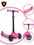 Lisanslı L5 Katlanabilir Işıklı 3 Tekerlekli Çocuk Scooter Sarı 3