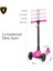 Lisanslı L5 Katlanabilir Işıklı 3 Tekerlekli Çocuk Scooter Sarı 5