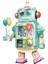 Çift Yumurta Robotu, Çocukların Dürüst Kelimeleri, Macera Oyunu Konsolu, Masaüstü Oyuncakları, Bina Blokları Toplanmış, Hediye (Yurt Dışından) 1