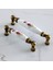 Porselen Antik Sarı 128 mm Mobilya Mutfak Kulp Çekmece Dolap Kulplar Kulpu Kulbu 4