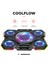 S47 Coolflow 5 Adet Kırmızı LED Fan 1 USB 7 Farklı Kademe Ayarı 10 17.3 Notebook Soğutucu Stand 1