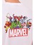 ml Marvel 11LSN1014 4fx Kırık Beyaz Erkek Kısa Kol T-Shirt 5