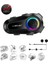 Mio 120 2x Rgb 1000MAH Ipx6 1500M 2 Kişilik Kask Intercom Motosiklet Bluetooth Kulaklık - Siyah 4