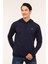 Mb Sn73 Hoodıe 4pr Lacivert Erkek Sweatshirt 1