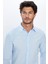 Slim Fit Dar Kesim Tery Cotton Erkek Gömlek 2