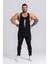 Erkek Spor Atleti Ince Askılı | Siyah | Stringer | Workout Tanktop | 3