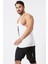 Erkek Spor Atleti Ince Askılı | Krem | Stringer | Workout Tanktop | 5