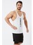 Erkek Spor Atleti Ince Askılı | Krem | Stringer | Workout Tanktop | 1