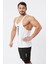 Erkek Spor Atleti Ince Askılı | Krem | Stringer | Workout Tanktop | 4