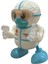Robot Pilli Işıklı Sesli Müzikli Medical Dancing Robot 18 cm 4