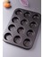 Shop 12'li Muffin Kalıbı Siyah 1