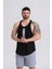 Spor Atleti | Stringer | Workout Tanktop | Siyah | Comfortable Serisi 2