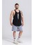 Spor Atleti | Stringer | Workout Tanktop | Siyah | Comfortable Serisi 4