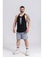 Spor Atleti | Stringer | Workout Tanktop | Siyah | Comfortable Serisi 5