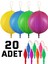 Lastikli Zıpzıp Balon Ipli Punch Panç Büyük Balon 20 Adet 1
