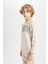Erkek Çocuk Oversize Geniş Kalıp Bisiklet Yaka Okul Sweatshirt D1645A824AU 1