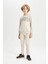 Erkek Çocuk Oversize Geniş Kalıp Bisiklet Yaka Okul Sweatshirt D1645A824AU 2