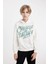 Erkek Çocuk Baskılı Kapüşonlu Sweatshirt C9801A824WN 4