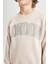 Erkek Çocuk Oversize Geniş Kalıp Bisiklet Yaka Okul Sweatshirt D1645A824AU 4