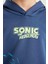 Erkek Çocuk Sonic the Hedgehog Kapüşonlu Sırt Baskılı Sweatshirt C4520A824AU 5